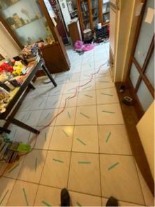 鑫勝磁磚石材工程 磁磚空心磁磚隆起磁磚破裂處理 - 施工完成