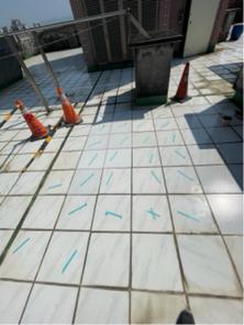 鑫勝磁磚石材工程 磁磚空心磁磚隆起磁磚破裂處理 -  施工完成
