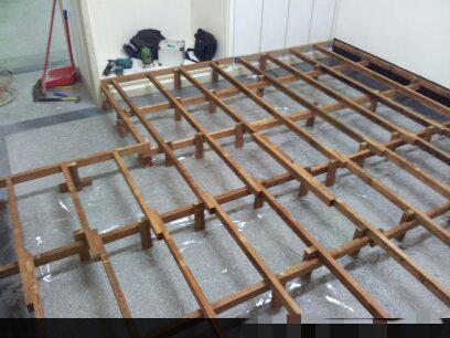 福勁工程 - 天母公㝢木地板架高施工 福勁工程 - 天母公㝢木地板架高施工