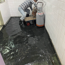 大欣水電 - 通水管  嚴重堵塞 冒水