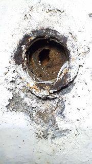 中港水電修繕 - 出水口腐朽