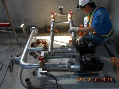 室內裝修水電有限公司 - 花蓮光復鐵路新建案消防設備配管