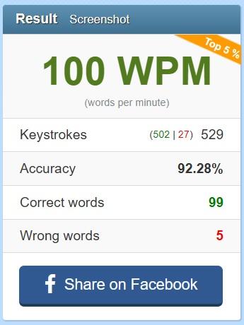 葉毅傑 - 英文每分鐘打字速度：100字
3/21/2023