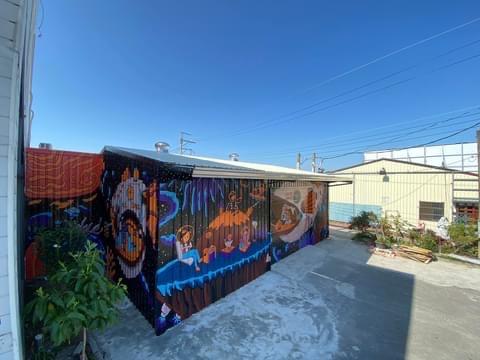 鐘仁杰 - 好勢露營牆壁彩繪