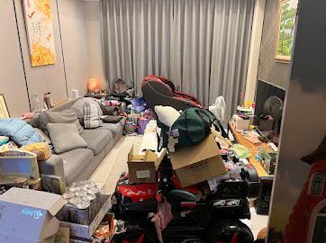 姵綺小豬-專業居家收納整理 - 客廳Before