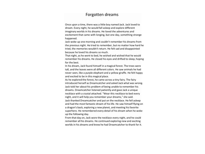 阿奎 - 短篇兒童故事三(英)