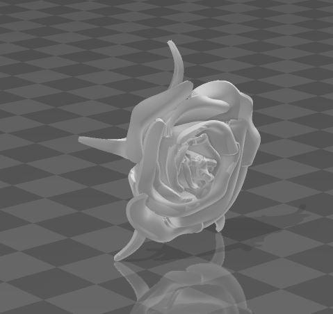 池澗築-3D模型列印 - 玫瑰