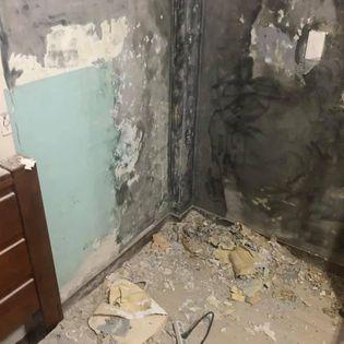 語堂防水抓漏工程 - 基隆百福社區壁癌處理施工前照片