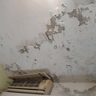 語堂防水抓漏工程 - 汐止林森路壁癌鋼筋脫落施工前照片