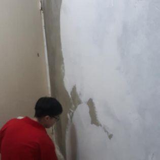 語堂防水抓漏工程 - 萬華康定路批長白山珪藻土