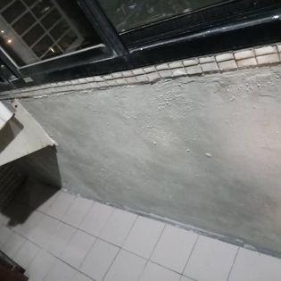 語堂防水抓漏工程 - 汐止林森路壁癌鋼筋脫落施工中照片