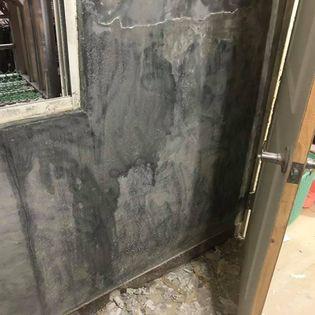 語堂防水抓漏工程 - 基隆百福社區壁癌處理施工中照片