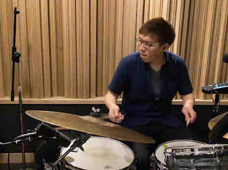 Brain Groove 爵士鼓教學工作室 - 謝騏隆老師專輯錄音照