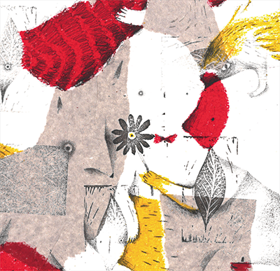 Sienya Illustration - 【 拼貼 】
＿紅與黃