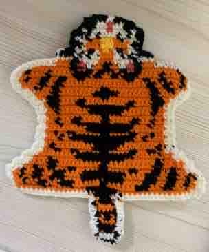 廖庭以 - 鉤針老虎杯墊 廖庭以 - 鉤針老虎杯墊