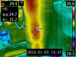 捷倫科技抓漏水電工程 - 三樓糞管漏水以抓到漏水點