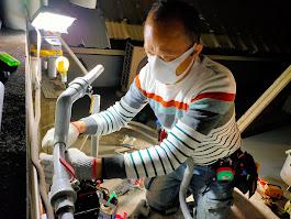 萬達水電、冷氣、統包工程 - 安裝馬達