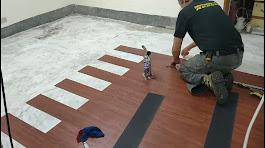 萬達水電、冷氣、統包工程 - 鋪設地板