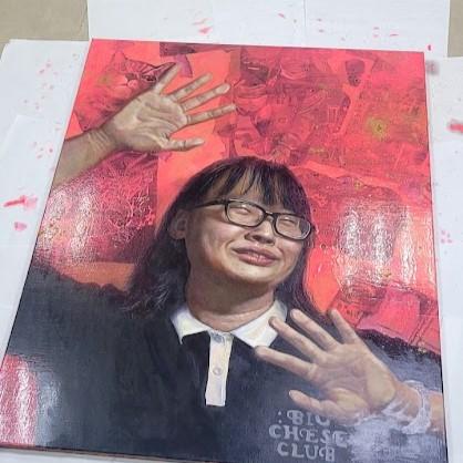 楊詠心 - 50F油畫人像  (接案作品)