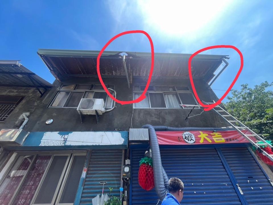 屋簷排水槽施工案件圖片