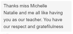 Michelle - 香港小學生家長評價，因有移民需求而開始學習法文。