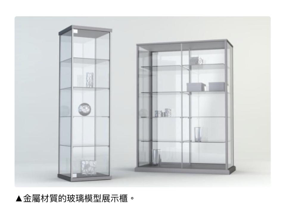 玻璃展示櫃訂做案件圖片