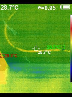 長紅驗屋 - 浴室門檻漏水熱顯像儀照片