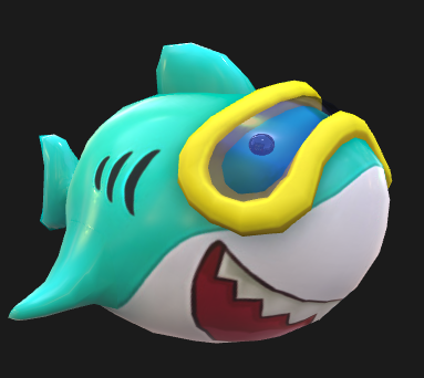 阿鼠叔設計 - 遊戲低模角色製作-鯊魚