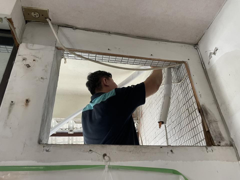 冷氣封板施工案件圖片