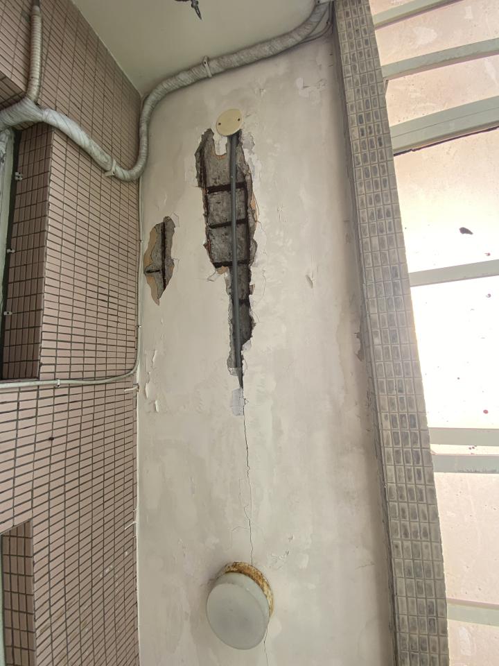 鋼筋外露處理案件圖片