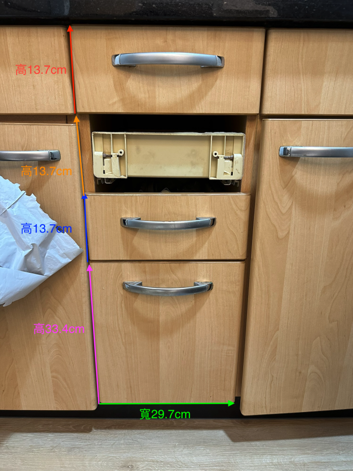櫥櫃門片更換案件圖片