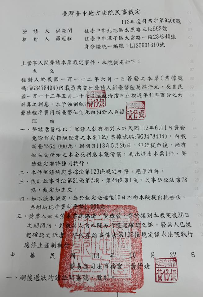 民事糾紛處理案件圖片