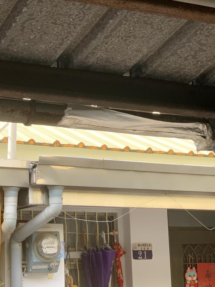 屋簷排水槽施工案件圖片