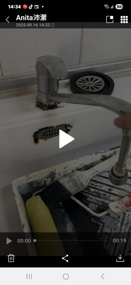 廚房水槽更換案件圖片