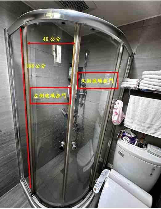 淋浴拉門安裝維修案件圖片