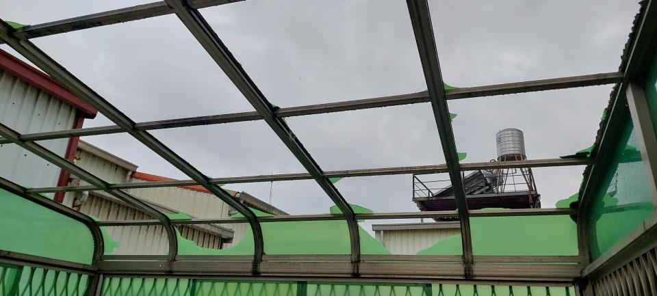 遮雨棚安裝案件圖片