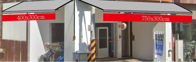 遮雨棚安裝案件圖片