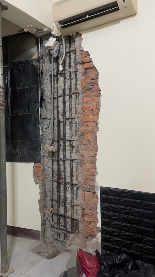 鋼筋外露處理案件圖片