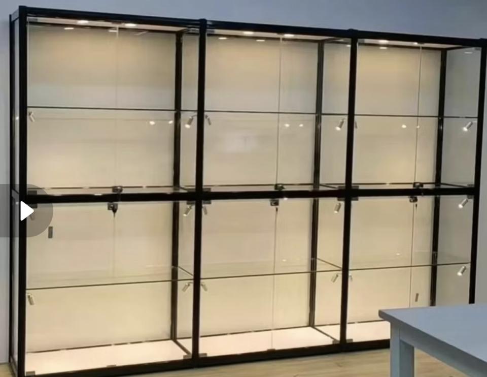 玻璃展示櫃訂做案件圖片