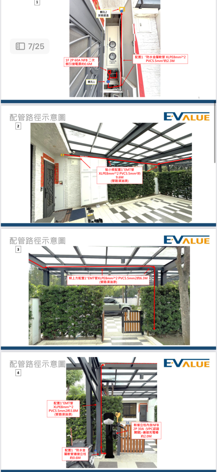 電動車充電樁安裝案件圖片