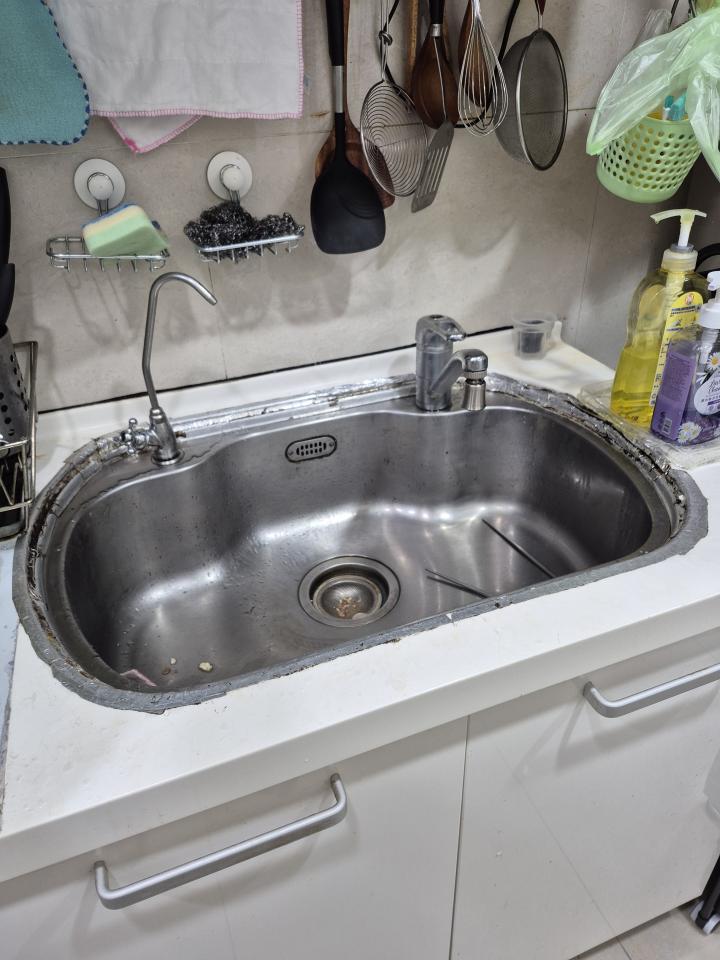 廚房水槽更換案件圖片
