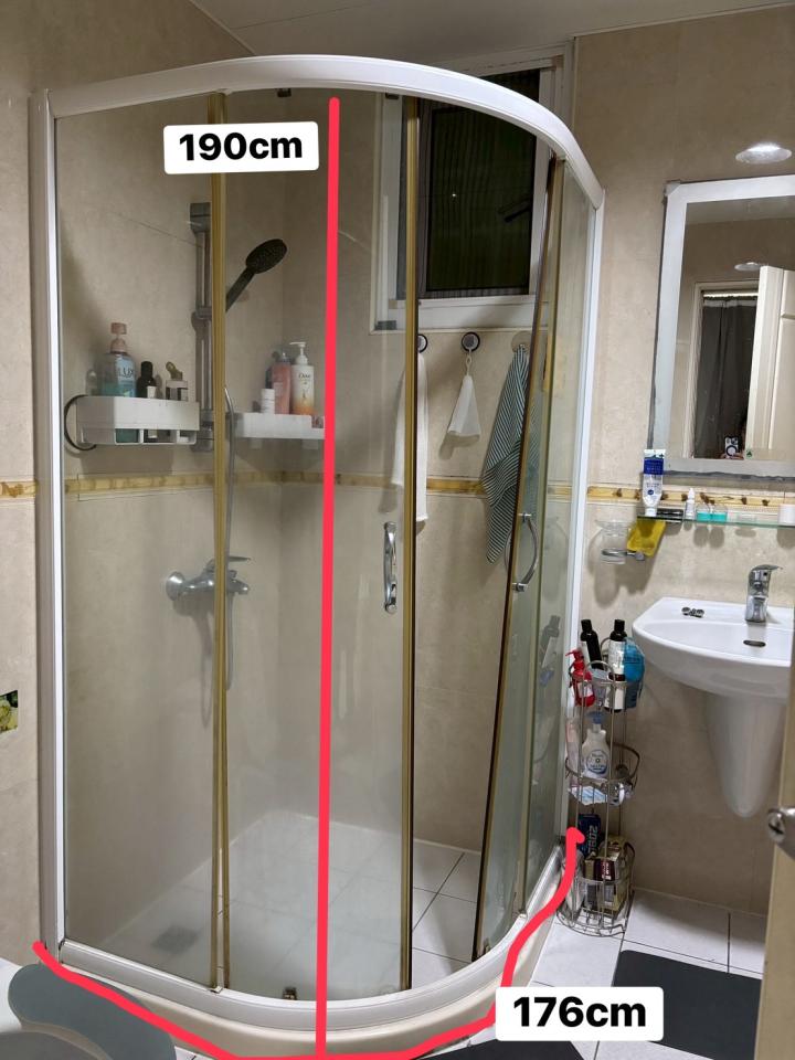 淋浴拉門安裝維修案件圖片