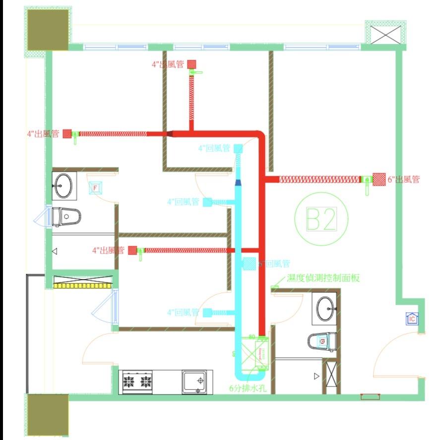 吊隱式除濕機安裝案件圖片