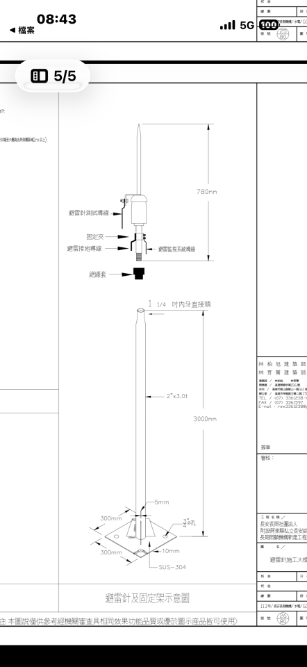避雷針安裝案件圖片