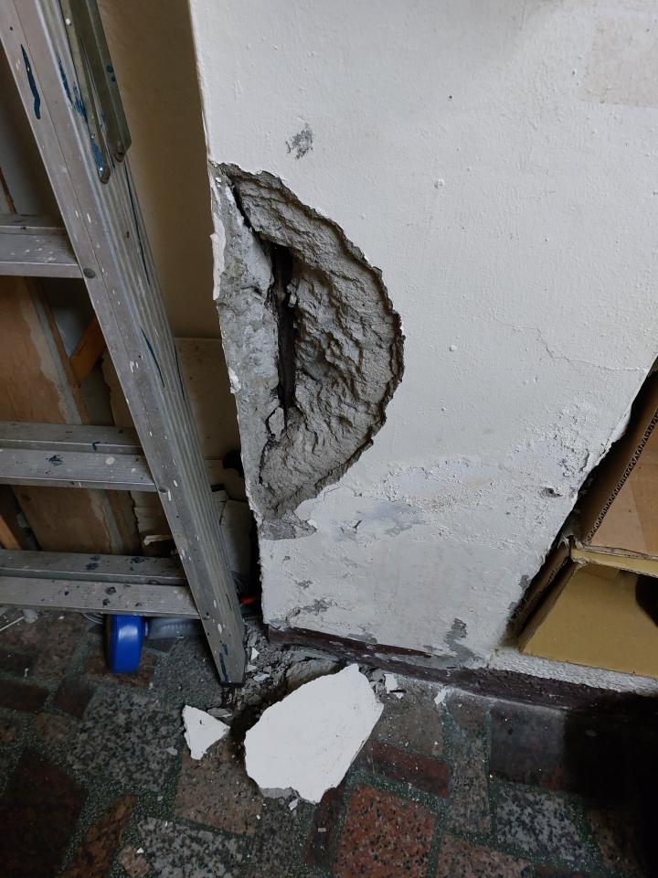 鋼筋外露處理案件圖片