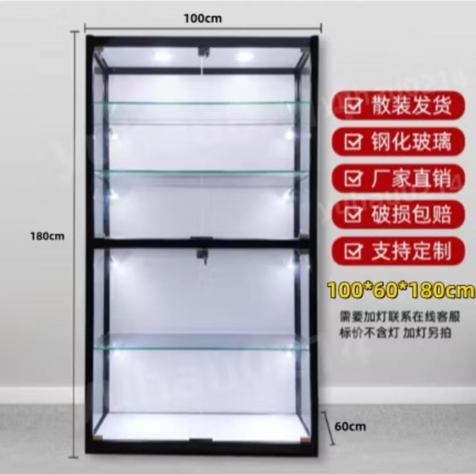 玻璃展示櫃訂做案件圖片