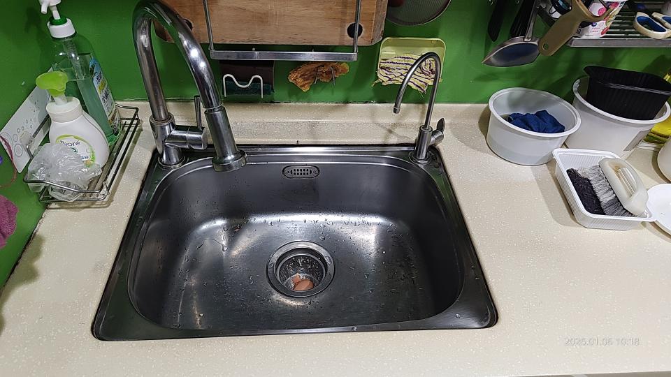 廚房水槽更換案件圖片