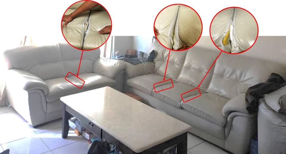 沙發修理案件圖片