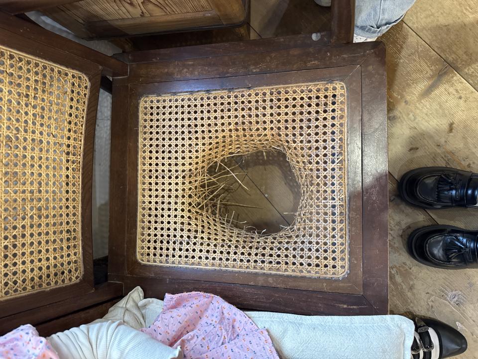 藤椅修理案件圖片