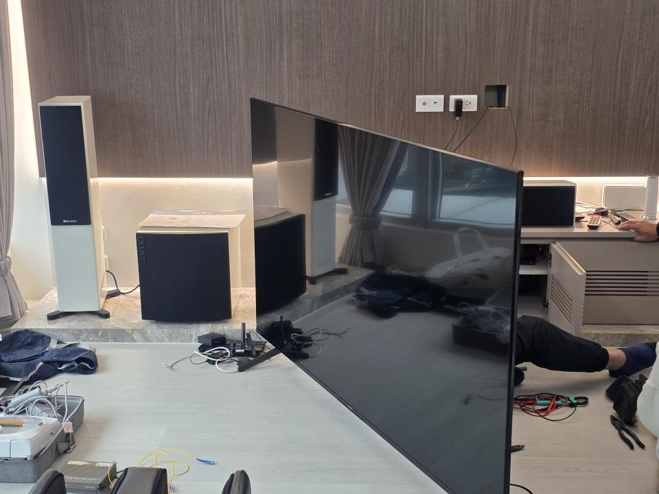 電視壁掛架安裝案件圖片